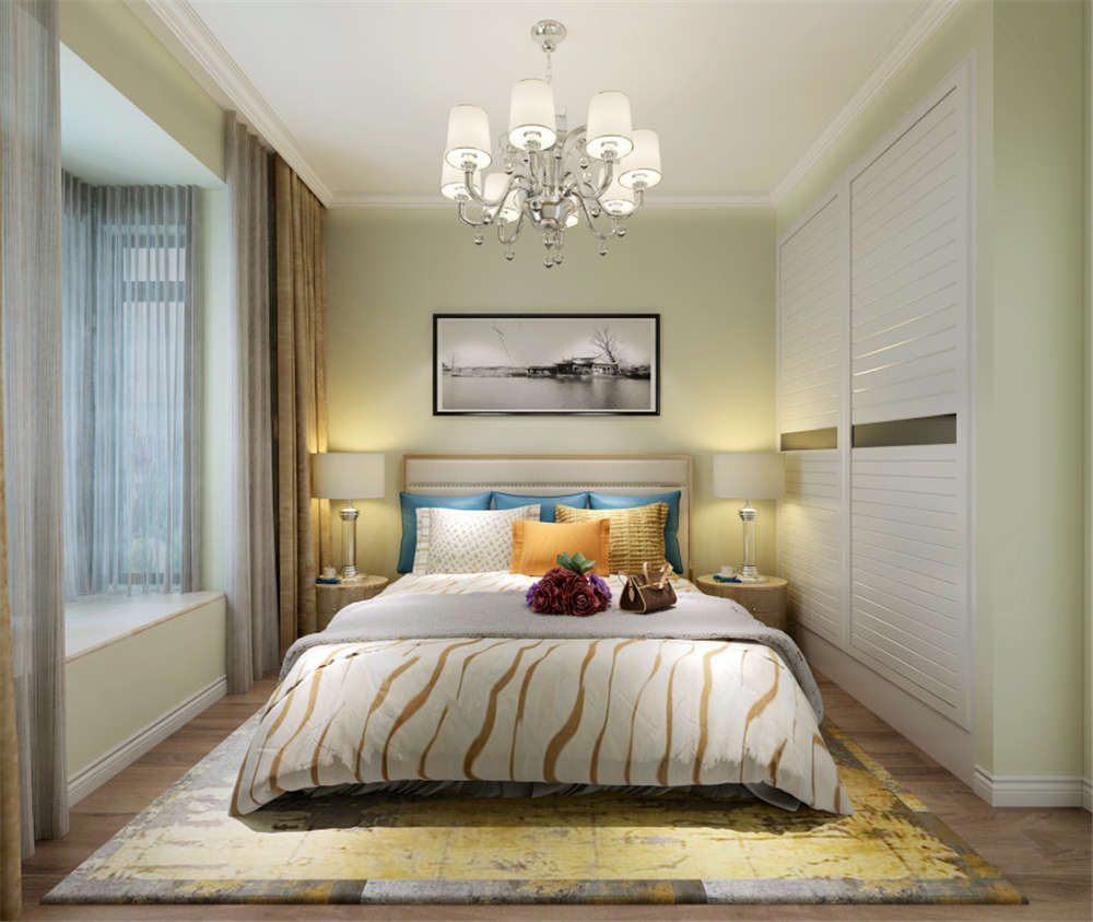 龍湖九里晴川-現代簡約-臥室設計效果圖